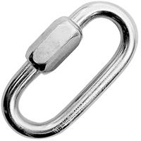 KONG Quick Link Oval – Kohlenstoffstahl, 4 mm, Blank – 400AB0101XK