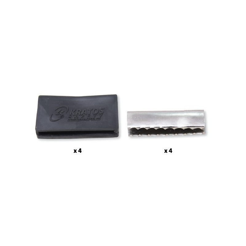 KRATOS SAFETY Gurtband-Endkappen und Clips – Produktansicht