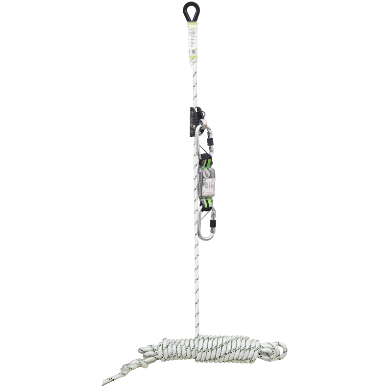 KRATOS SAFETY LOREL-A, Auf einem Träger mitlaufende Sturzschutzvorrichtung 20 m, abnehmbarer Falldämpfer – FA2010320C