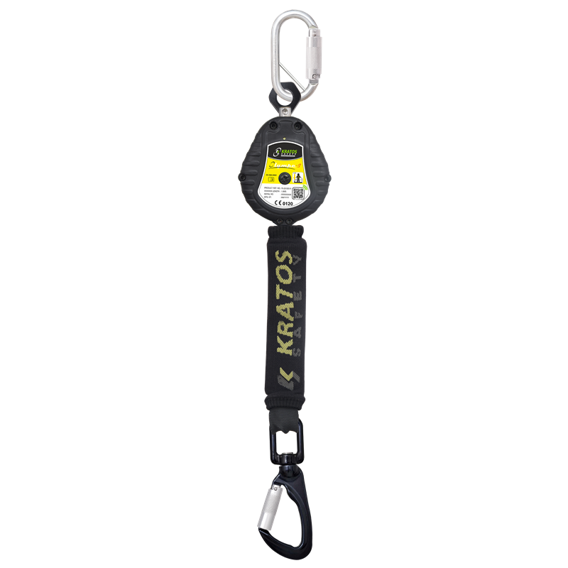 KRATOS SAFETY OLYMPE-S Gurtband, Höhensicherungsgerät Länge 1,75 m - für Arbeitsbühne – FA2050301
