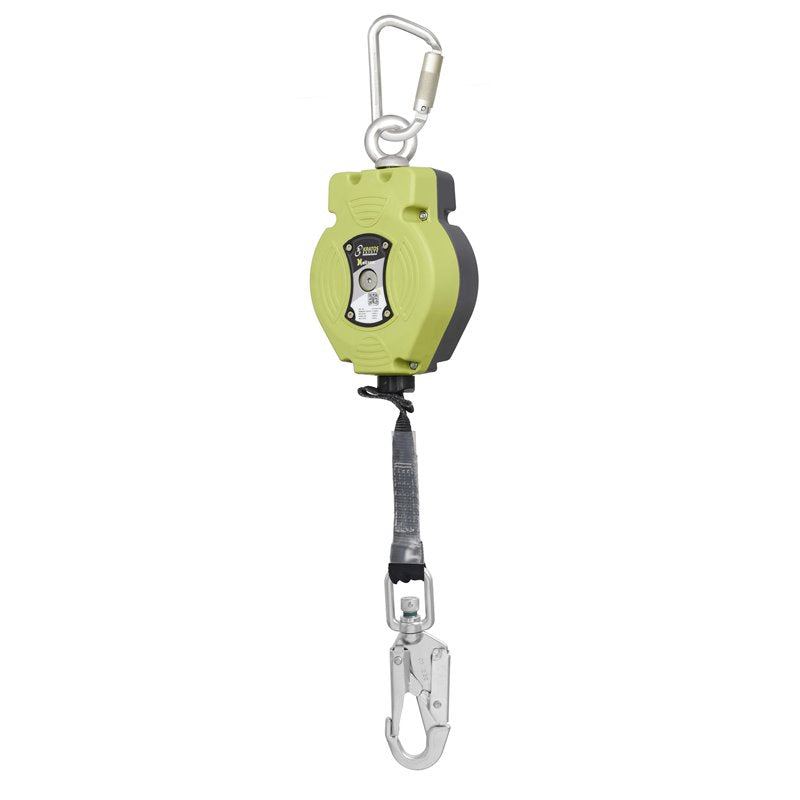 KRATOS SAFETY HELIXON Polyestergurtband, Höhensicherungsgerät mit automatischem Rückzug 3,5 m, Nur für den vertikalen Gebrauch – FA2050403B