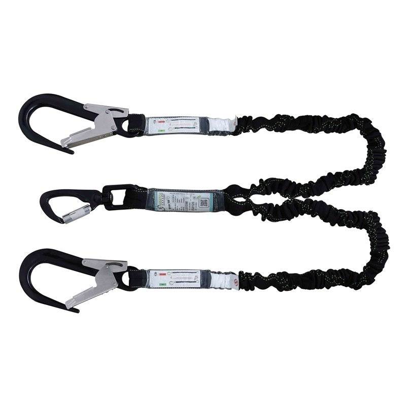 KRATOS SAFETY GRAVITY-S – Elastisches Y-Verbindungsmittel mit integriertem Falldämpfer – 2 m – FA30100020