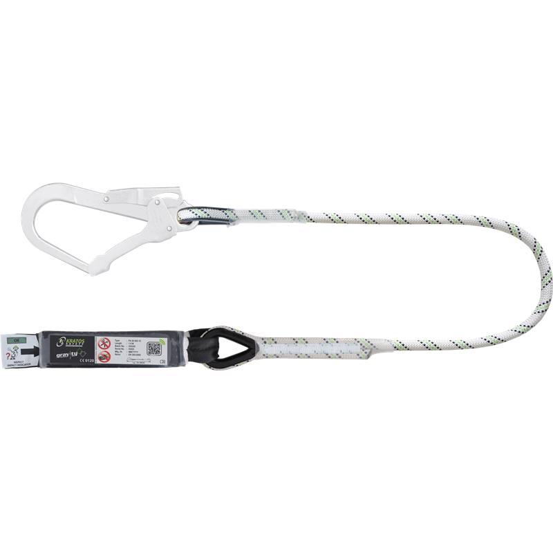 KRATOS SAFETY HOPE – Verbindungsmittel aus Kernmantelseil mit Gerüsthaken – 1,50 m – FA3050215