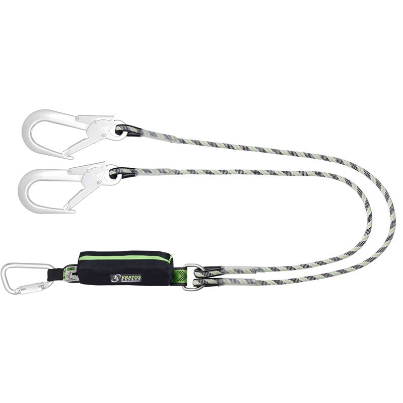 KRATOS SAFETY CURIOSITY-S – Y-Verbindungsmittel mit 60-mm-Gerüsthaken – 1,50 m – FA3062015