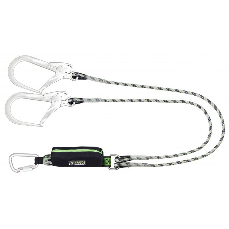 KRATOS SAFETY CURIOSITY-S – Y-Verbindungsmittel mit 109-mm-Gerüsthaken – 1,50 m – FA3062115