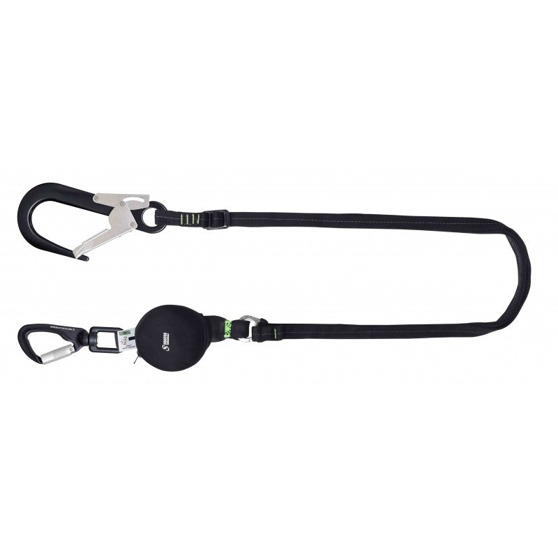 KRATOS SAFETY GRAVITY-S – Verstellbares Gurtband-Verbindungsmittel mit Falldämpfer – 0,75–2 m – FA3072420