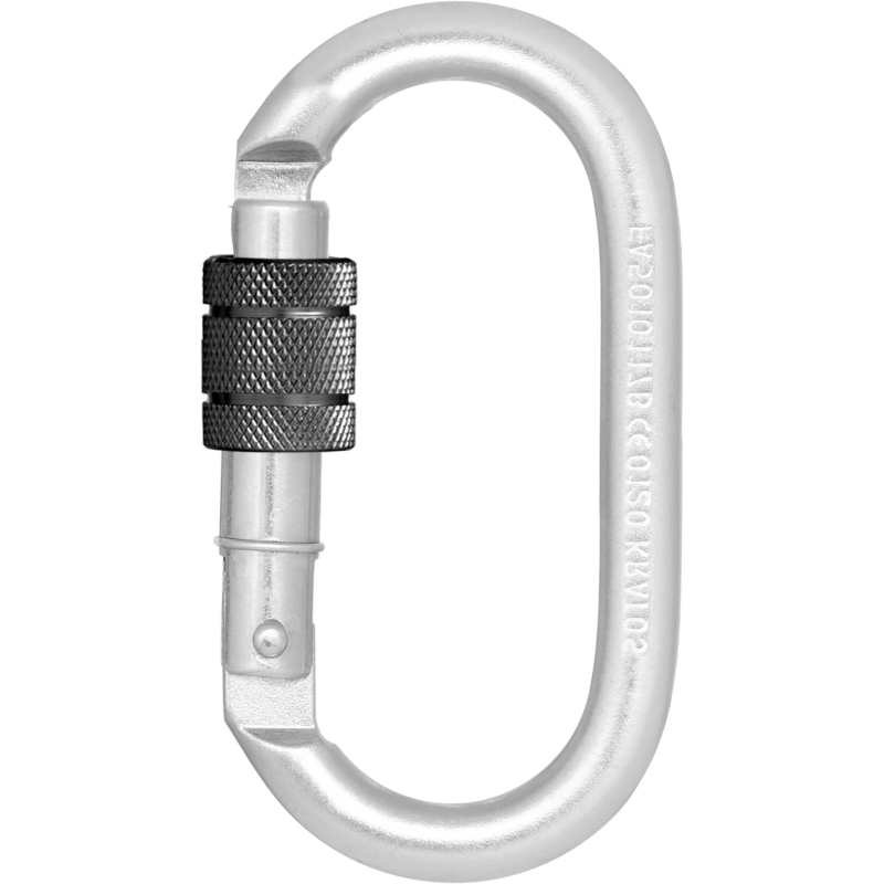 KRATOS SAFETY FA5010117B – Stahlkarabiner Schraubverschluss Keylock – 15 mm