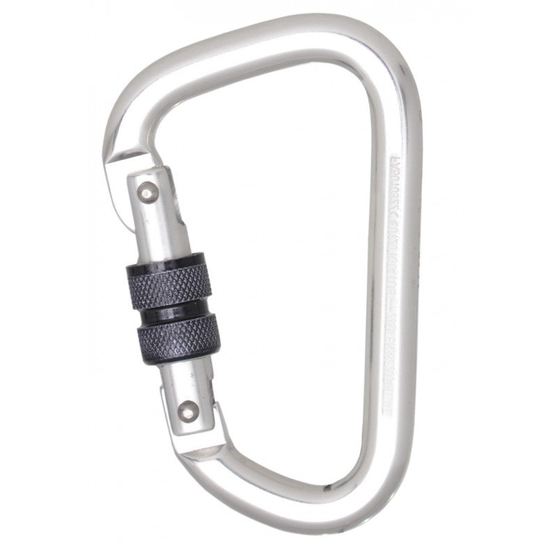 KRATOS SAFETY FA5010322 – Aluminiumkarabiner mit Schraubverschluss – 22,5 mm