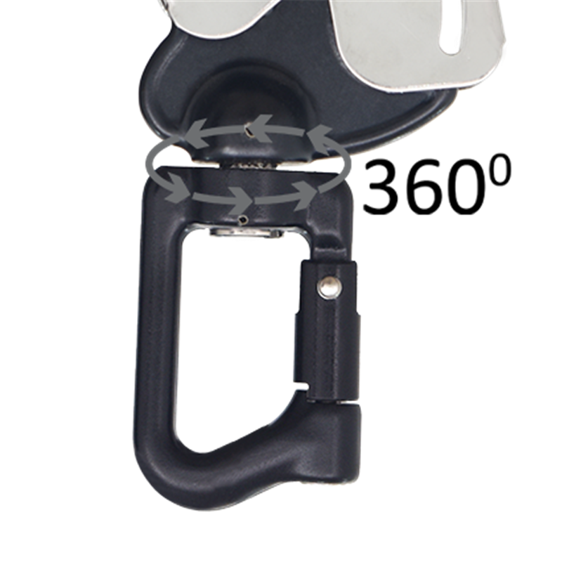 KRATOS SAFETY FA5022760 – HUKA-2 Aluminium-Gerüsthaken mit Drehwirbel – 60 mm