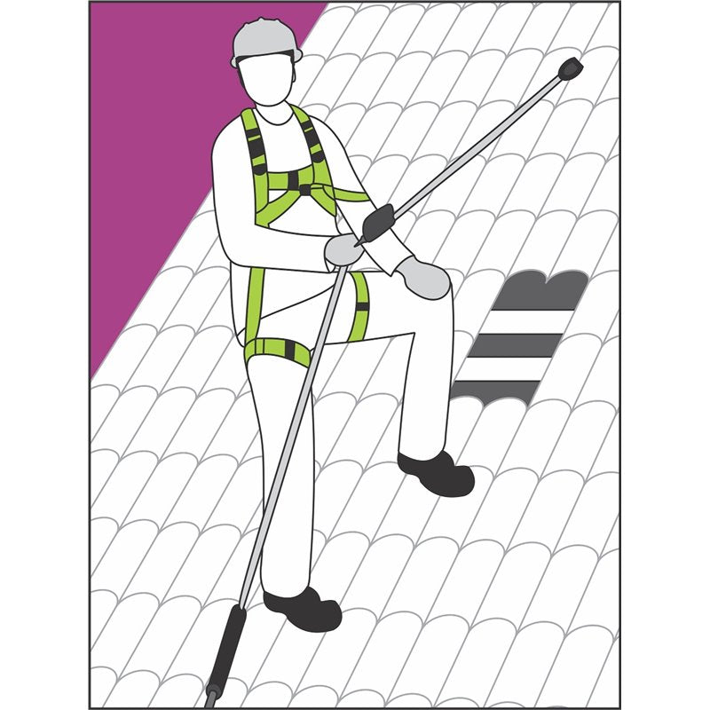 KRATOS SAFETY Dach-Set – 15 m mit Haltegurt