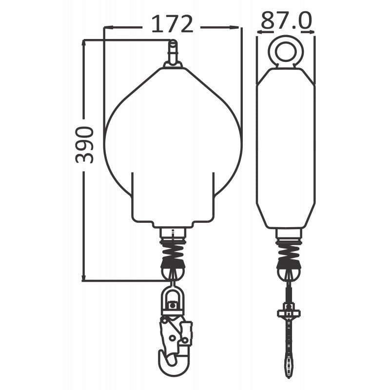 KRATOS SAFETY LA1025010 – Lastsicherungsgerät