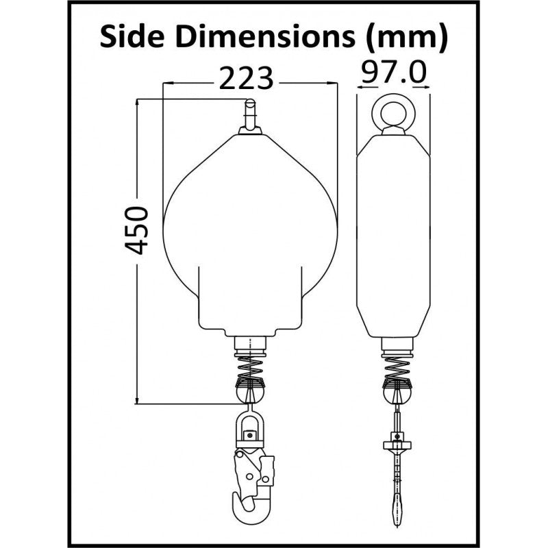 KRATOS SAFETY LA1030015 – Lastsicherungsgerät