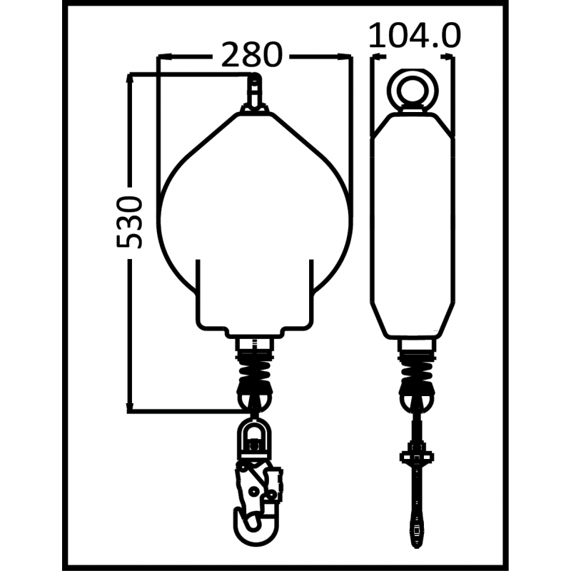 KRATOS SAFETY LA1050020 – Lastsicherungsgerät