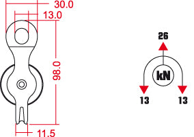 KONG Turbo Roll – Maßzeichnung