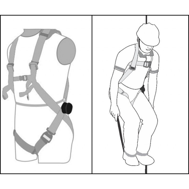 KRATOS SAFETY Anti-Trauma-Entlastungsschlinge – Produktansicht