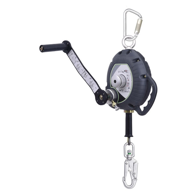 KRATOS SAFETY KALYPSO - Stahldrahtseil, Absturzsicherung mit automatischem integriertem Rückzug 10 m – FA2040110