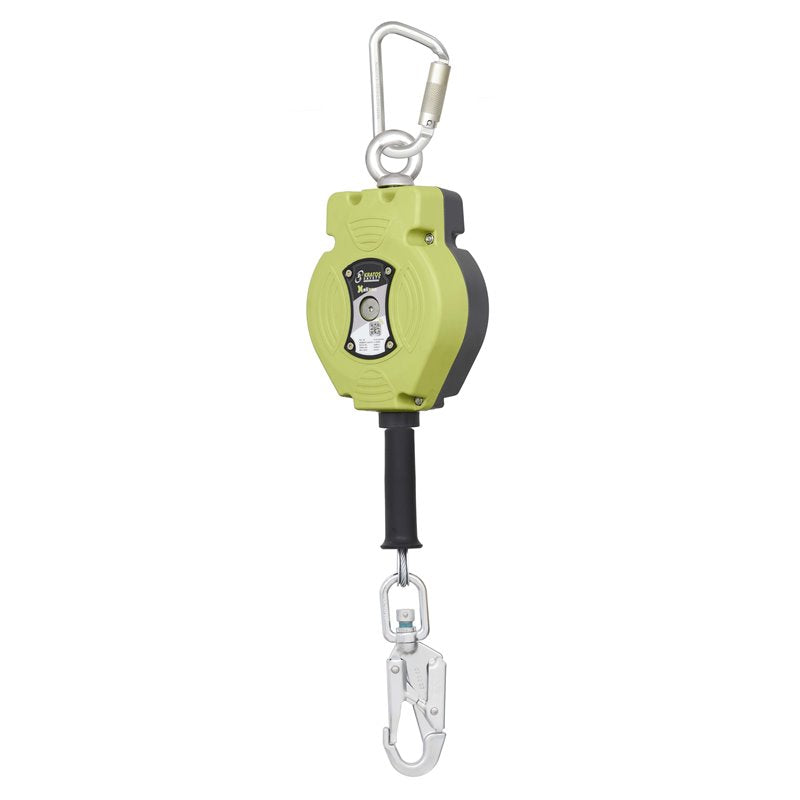 KRATOS SAFETY HELIXON Stahldrahtseil, Höhensicherungsgerät mit automatischem Rückzug 3,50 m, Nur für den vertikalen Gebrauch – FA2040203B