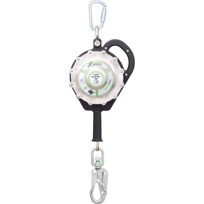 KRATOS SAFETY TRITON, dicht Höhensicherungsgerät mit automatischem Rückzug, Edelstahldrahtseil 10 m – FA2041010