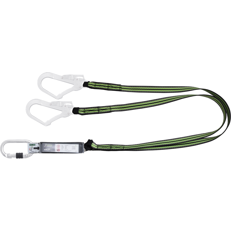 KRATOS SAFETY HOPE – Y-Verbindungsmittel aus Gurtband mit Falldämpfer – 1,80 m – FA3040018