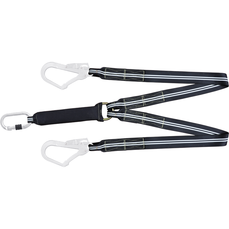 KRATOS SAFETY FIRE FREE – Flammbeständiges Y-Verbindungsmittel mit Falldämpfer – 1,50 m – FA3040215