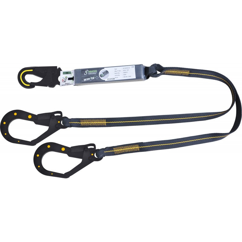KRATOS SAFETY DIELECTRI – Dielektrisches Y-Verbindungsmittel mit Falldämpfer – 1,50 m – FA3040515