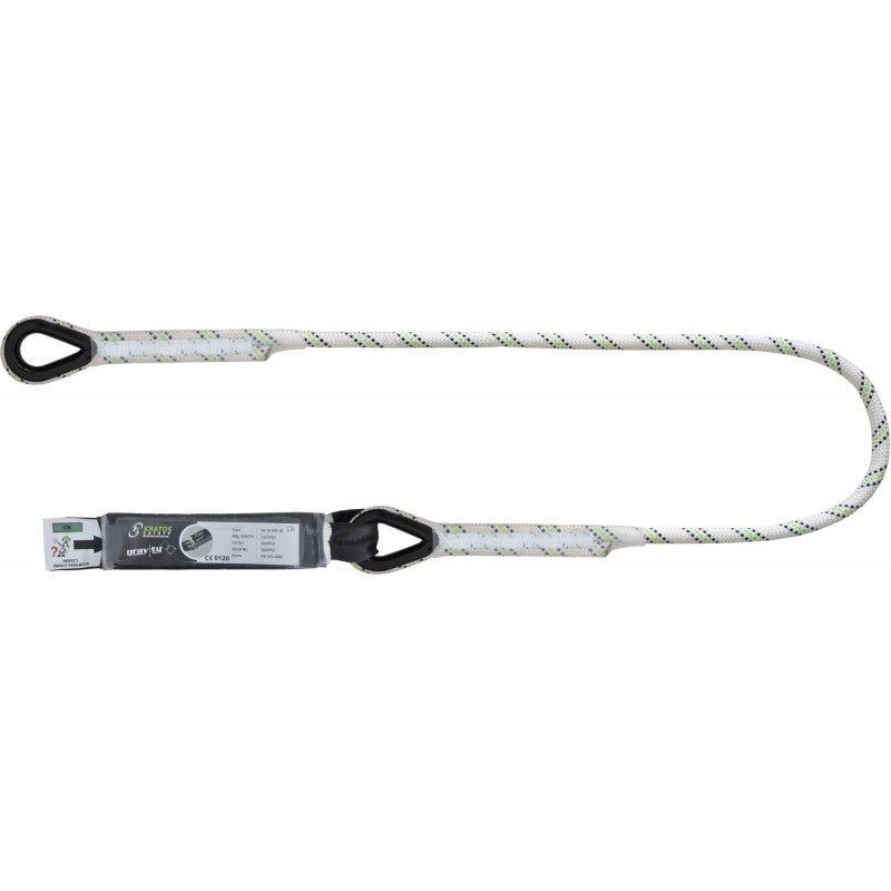 KRATOS SAFETY HOPE – Verbindungsmittel aus Kernmantelseil ohne Karabiner – 1,80 m – FA3050020