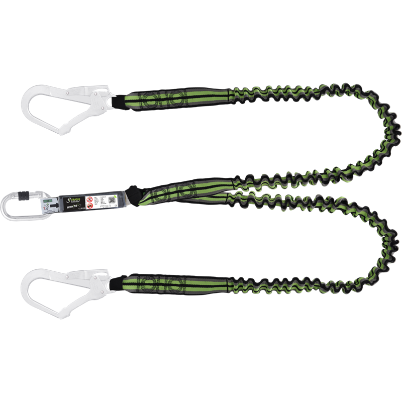 KRATOS SAFETY HOPE – Elastisches Y-Verbindungsmittel mit Falldämpfer – 1,50 m – FA3080015