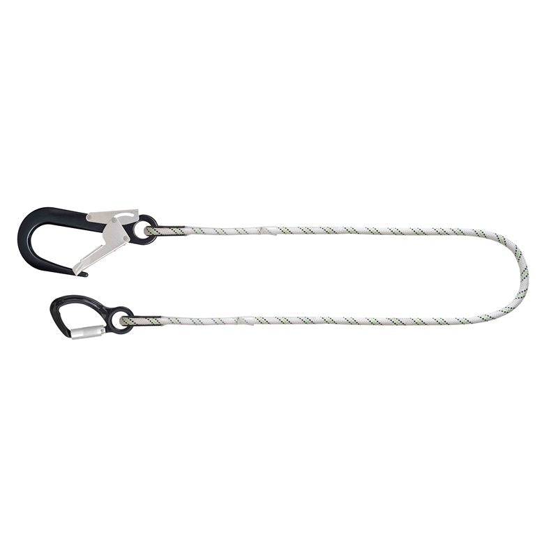 KRATOS SAFETY SILVA 1 – Kernmantel-Verbindungsmittel mit Aluminiumhaken – 1,50 m – FA4050415