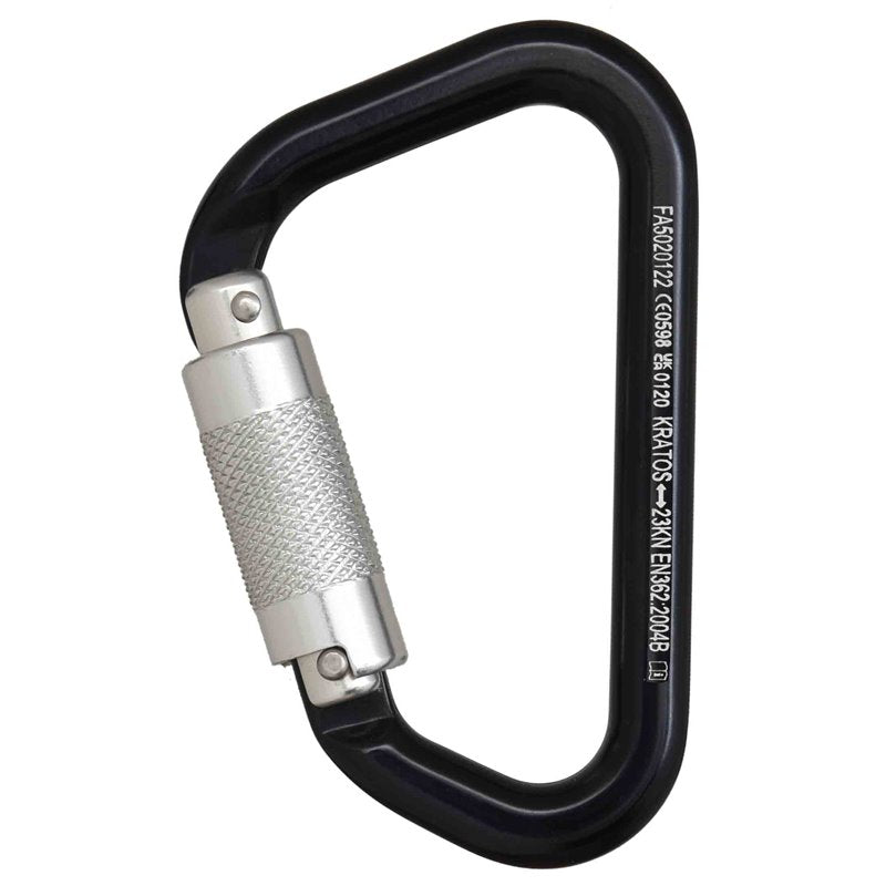 KRATOS SAFETY FA5020122 – Aluminiumkarabiner Twist-Lock – 21 mm