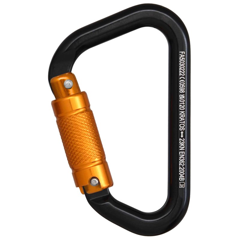 KRATOS SAFETY FA5030222 – Aluminiumkarabiner Triple-Lock – 21 mm