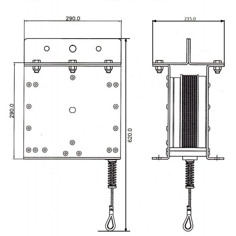 KRATOS SAFETY LA10100011 – Lastsicherungsgerät