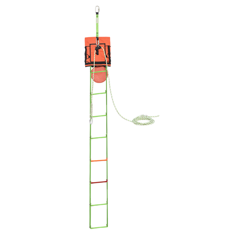 KRATOS SAFETY EVA'LAD 2, Gurtband-Rettungsleiter, Länge 6 m, mit integriertem Sicherungssystem